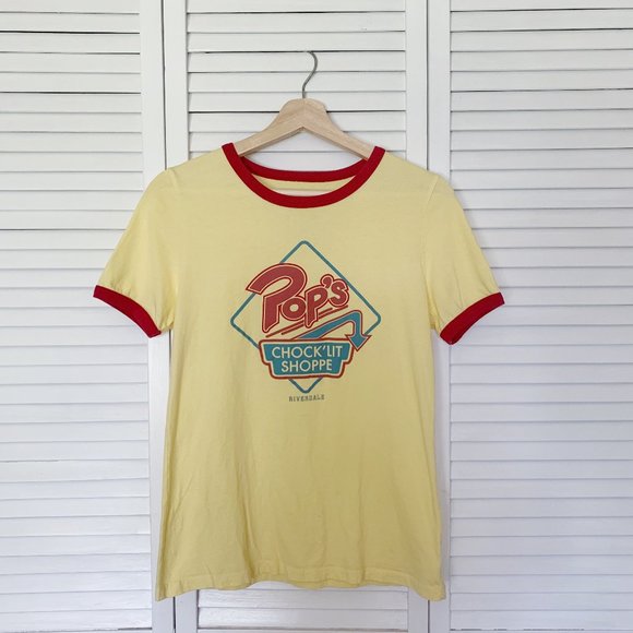 Hot Topic Tops - Riverdale Pop’s Chock’lit Shoppe Ringer Shirt S